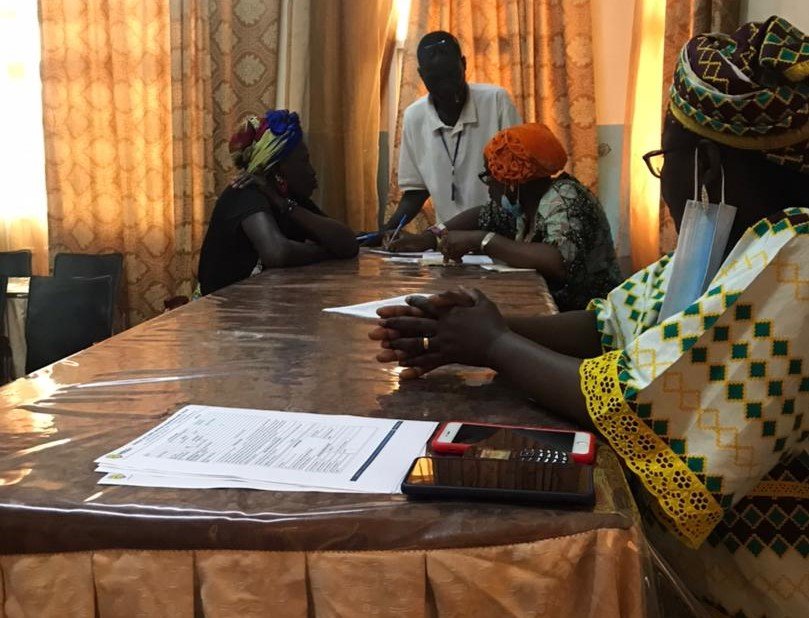 Mhsccu Managress at Bansang for giving out festive loans