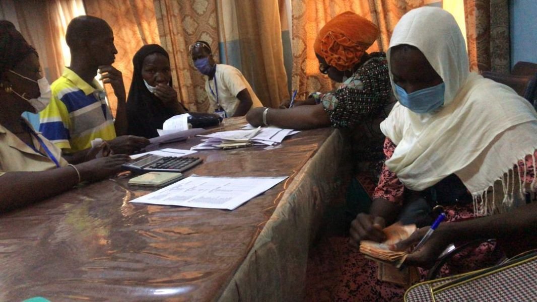 Mhsccu Managress at Bansang for giving out festive loans