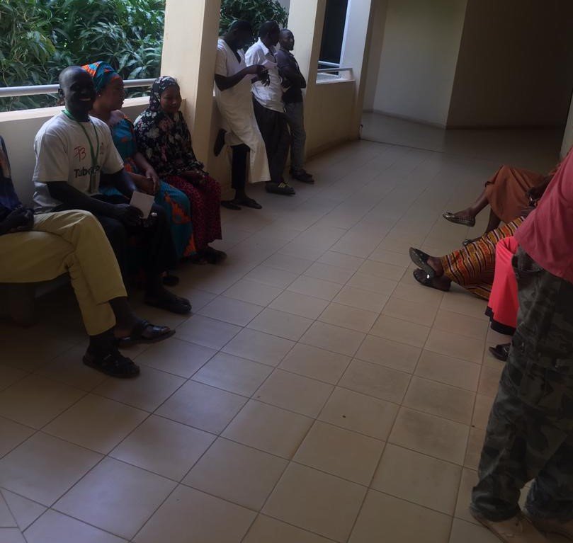 Mhsccu Managress at Bansang for giving out festive loans