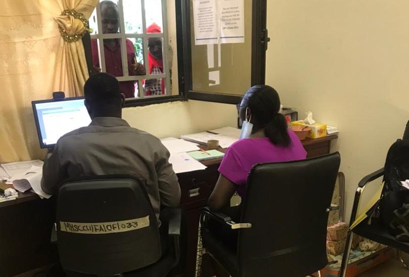 Mhsccu Managress at Bansang for giving out festive loans