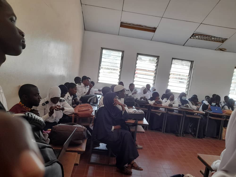 Brikama Science Students audience