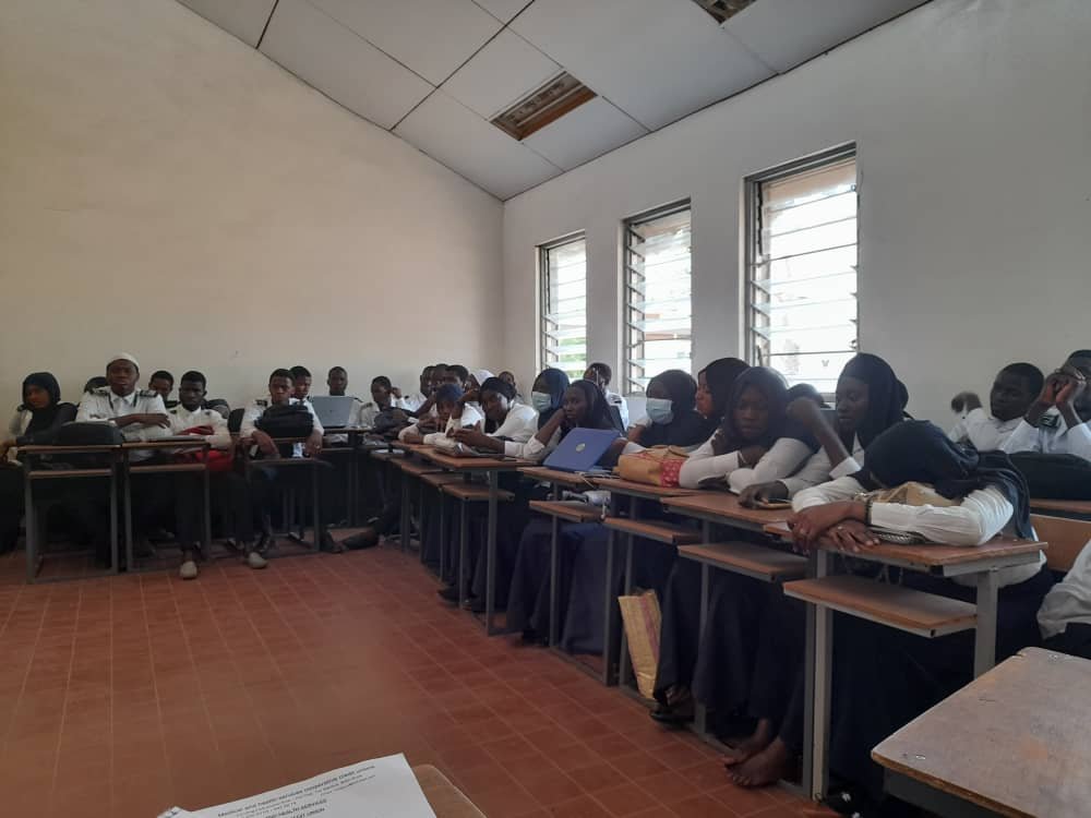 Brikama Science Students audience