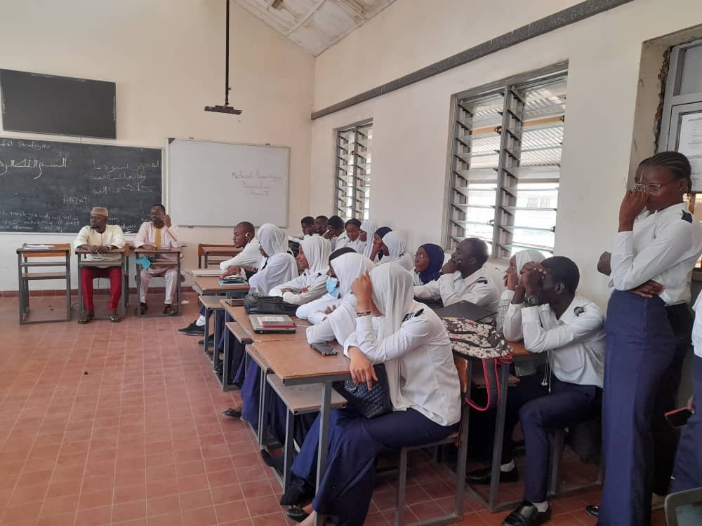 Brikama Science Students audience